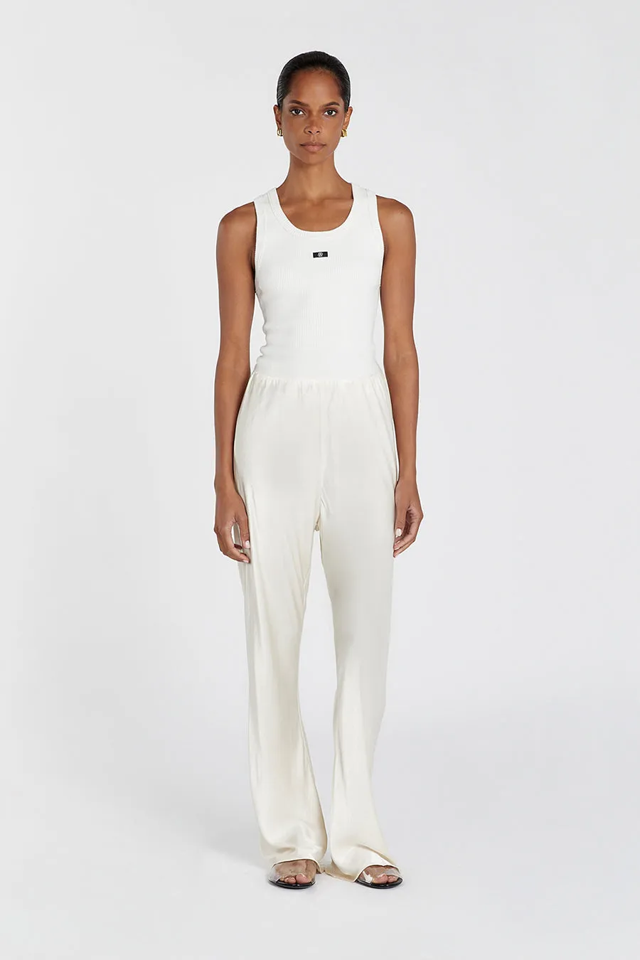 MYKA CREAM SATIN PANT sold by Dissh product image thumbnail 4