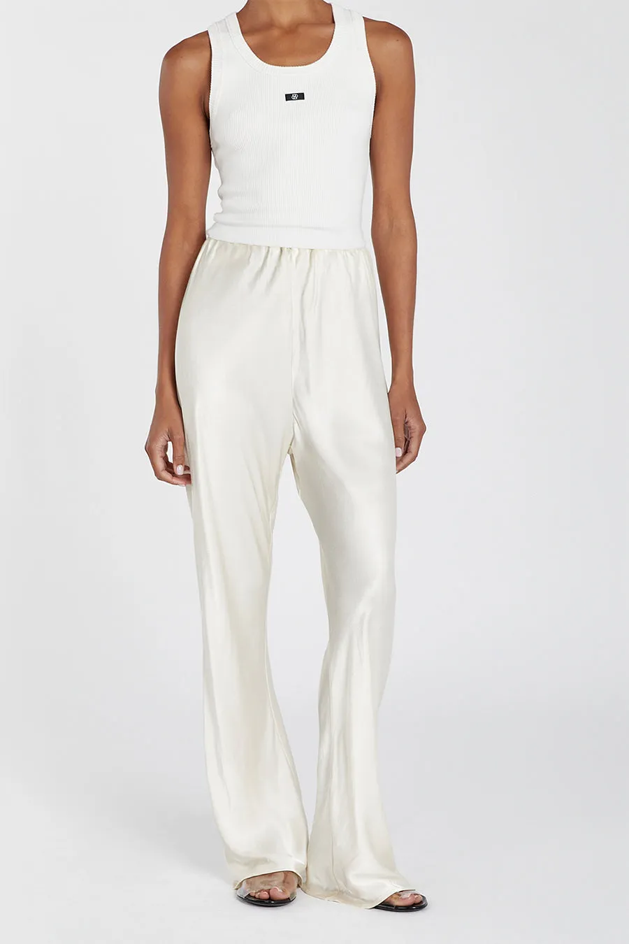 MYKA CREAM SATIN PANT sold by Dissh product image thumbnail 3