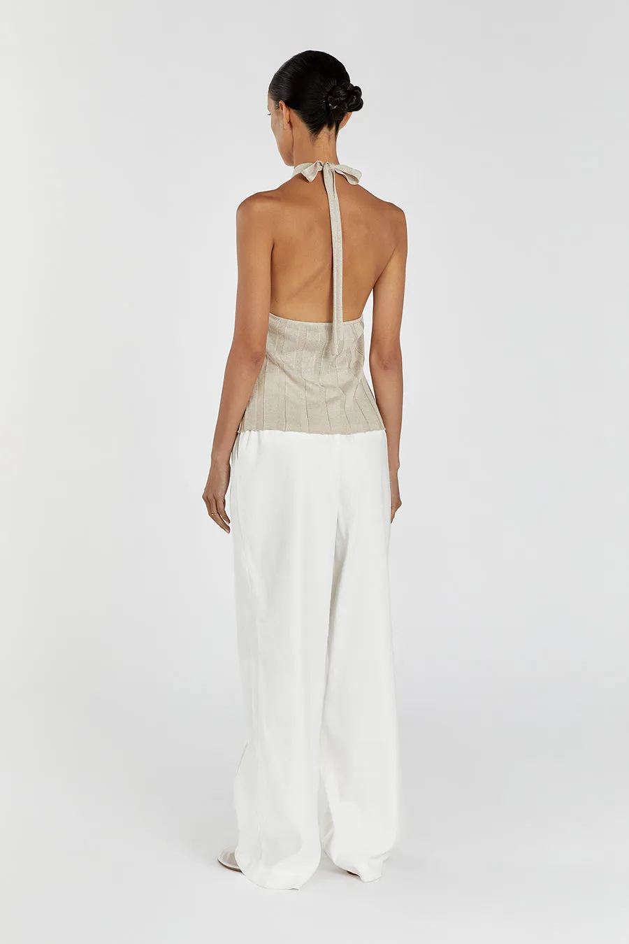 EVERLY NATURAL TWIST KNIT TOP sold by Dissh product image thumbnail 4