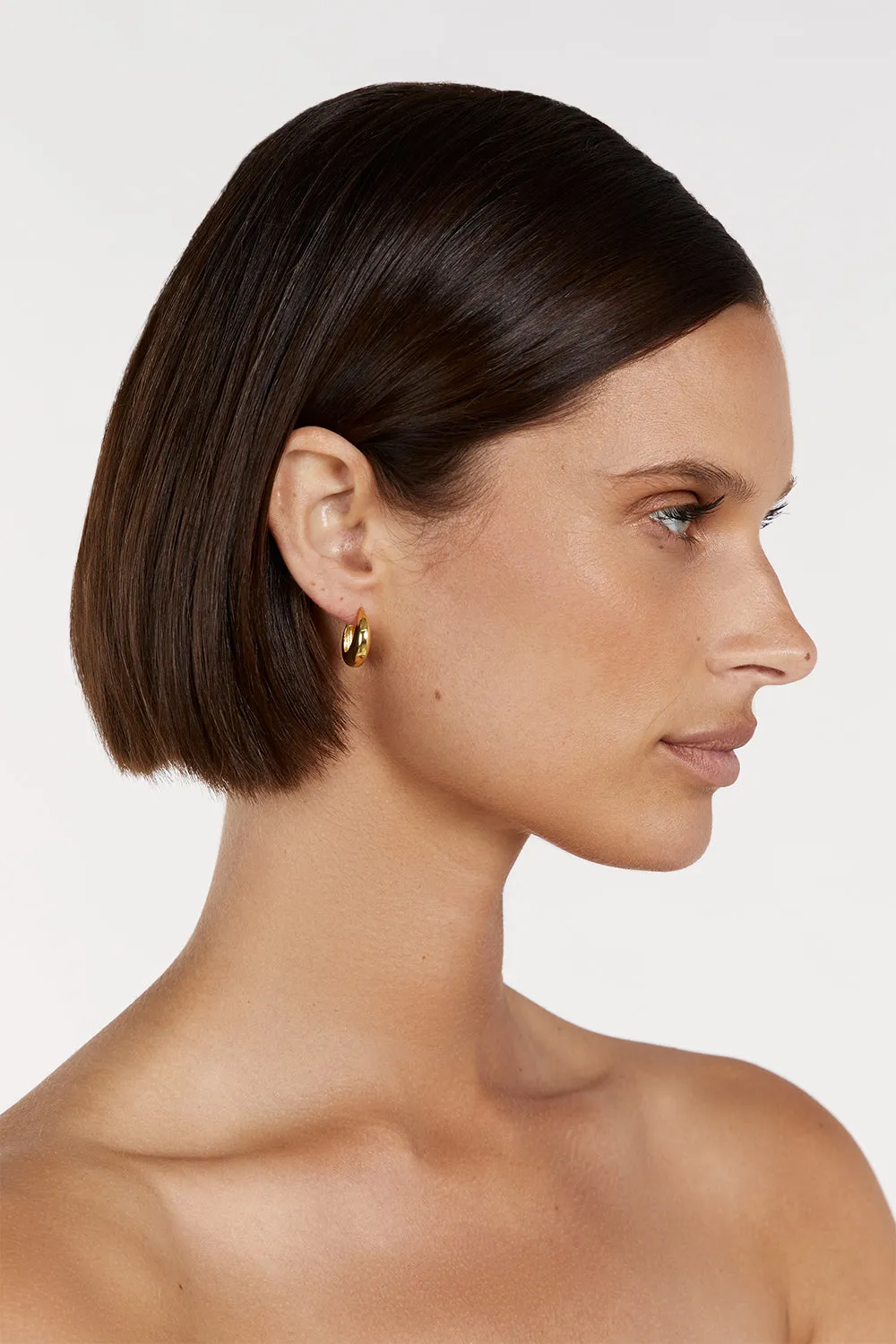 ST VALENTINE POSITANO GOLD HOOPS sold by Dissh product image thumbnail 3