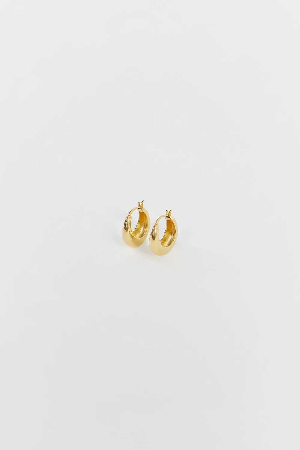 ST VALENTINE POSITANO GOLD HOOPS sold by Dissh