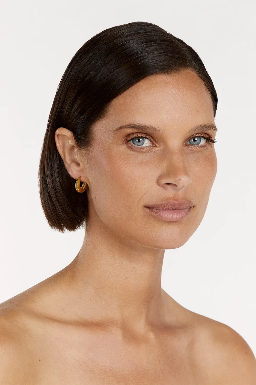ST VALENTINE POSITANO GOLD HOOPS sold by Dissh product image thumbnail 2