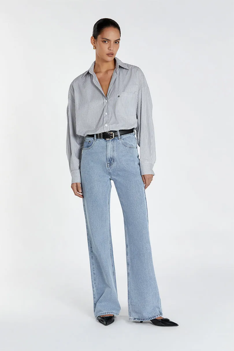 ALEXA BLUE HIGH RISE STRAIGHT JEAN sold by Dissh product image thumbnail 2