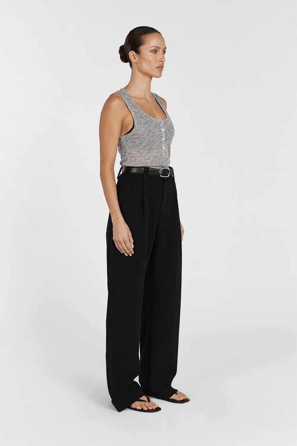 ARDEN GREY MARLE KNIT TANK sold by Dissh product image thumbnail 3