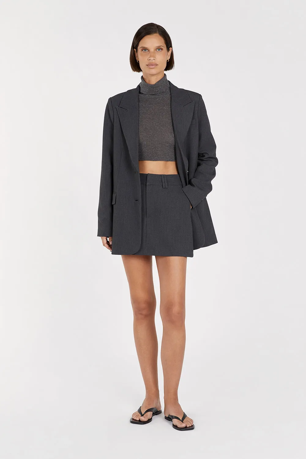 CELINE CHARCOAL SKORT sold by Dissh