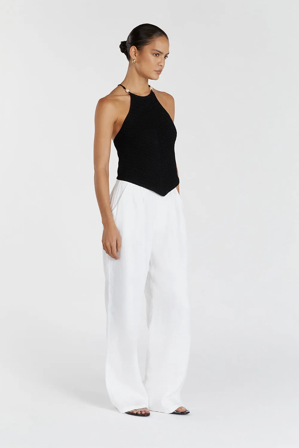 MORGAN BLACK CROCHET TOP sold by Dissh product image thumbnail 3