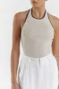 KARLIE STONE BIND HALTER TOP sold by Dissh