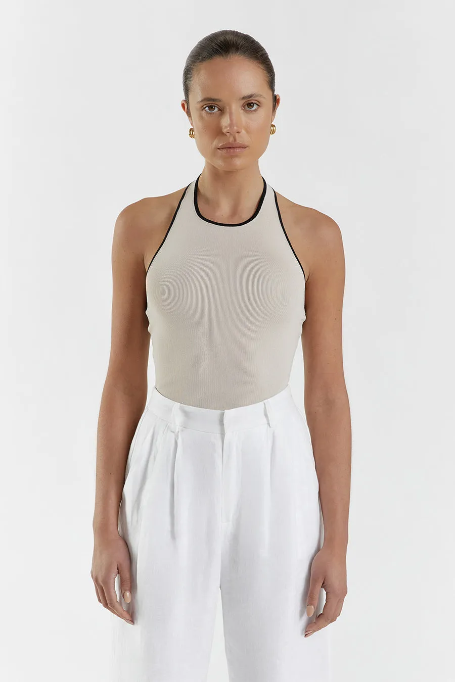 KARLIE STONE BIND HALTER TOP sold by Dissh product image thumbnail 2