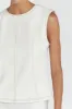 OTIS CREAM SHELL TOP sold by Dissh