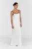 LETTY WHITE SATIN CONTRAST CAMI sold by Dissh