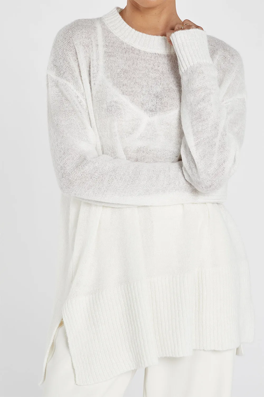 LOLA CREAM KNIT JUMPER sold by Dissh product image thumbnail 5