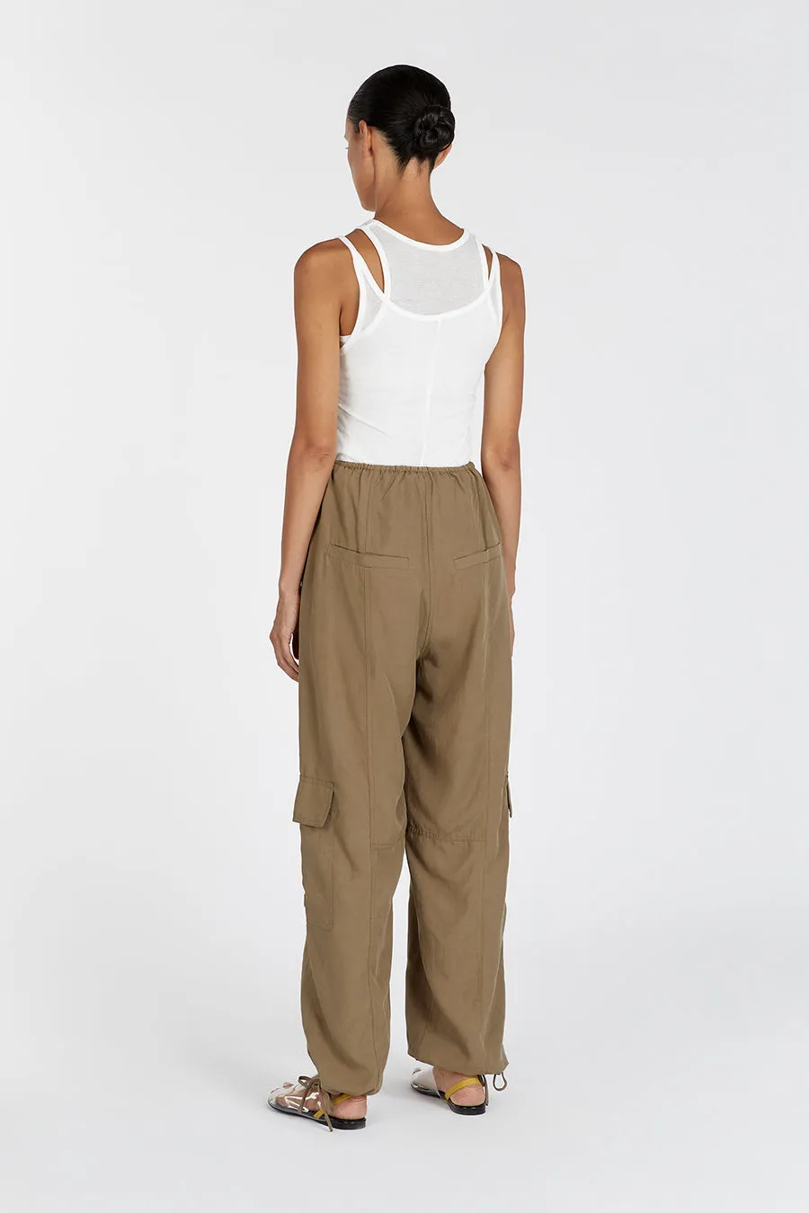 HEIDI FERN TENCEL BLEND CARGO PANT sold by Dissh product image thumbnail 4