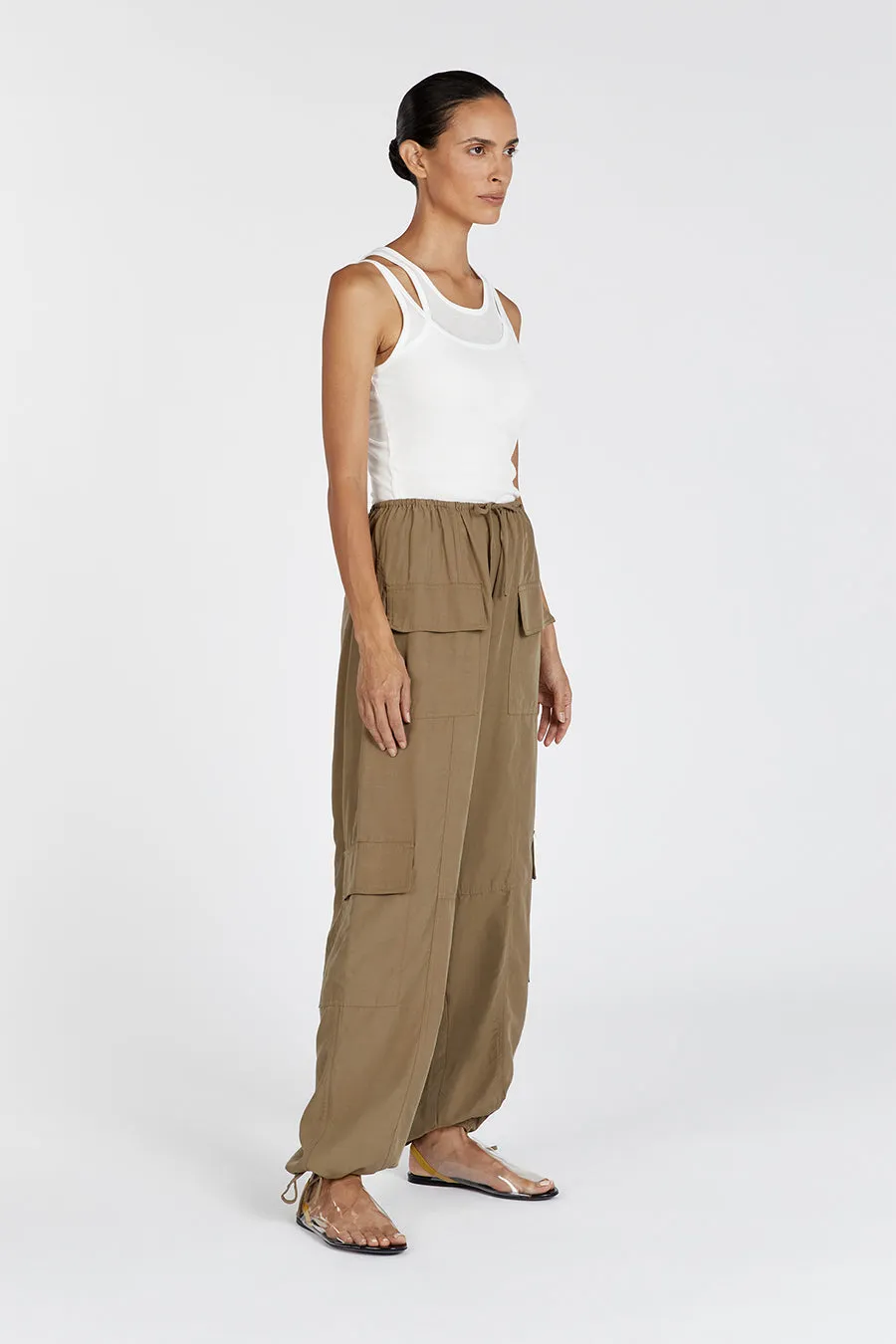 HEIDI FERN TENCEL BLEND CARGO PANT sold by Dissh product image thumbnail 3
