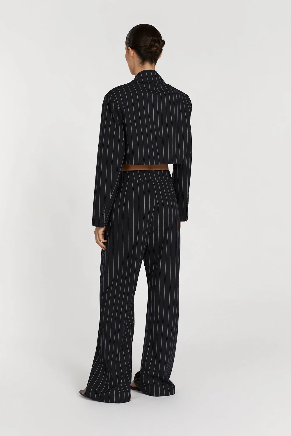 SANDER NAVY STRIPE PANT sold by Dissh product image thumbnail 4