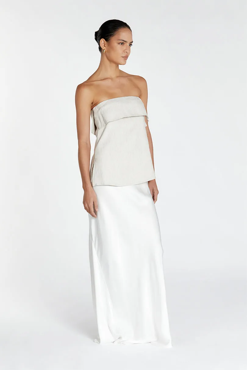 LUCCA NATURAL STRAPLESS TOP sold by Dissh product image thumbnail 3