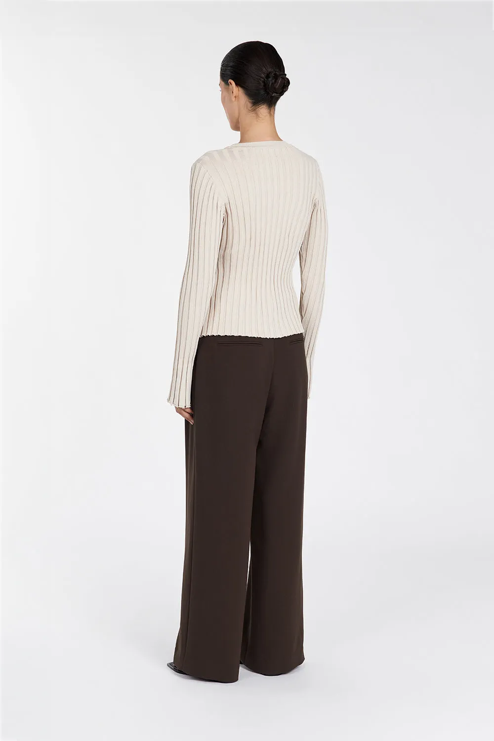 ADA STONE LONG SLEEVE KNIT TOP sold by Dissh product image thumbnail 4