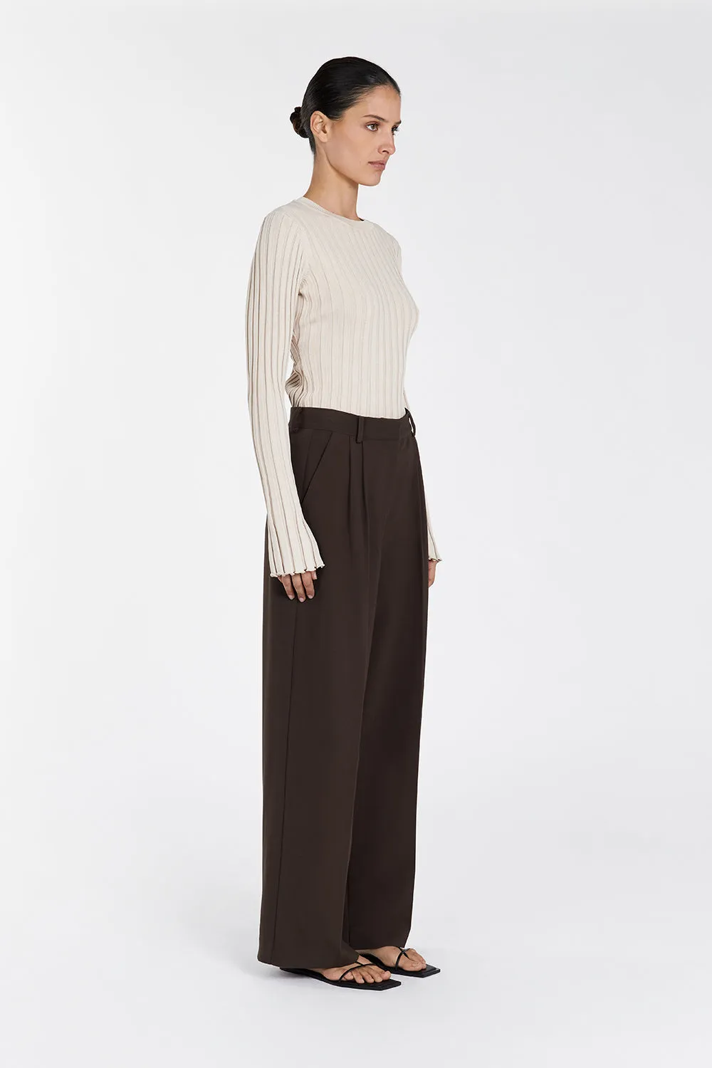 ADA STONE LONG SLEEVE KNIT TOP sold by Dissh product image thumbnail 3