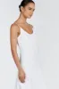 GIANA WHITE LINEN SCOOP MAXI DRESS sold by Dissh