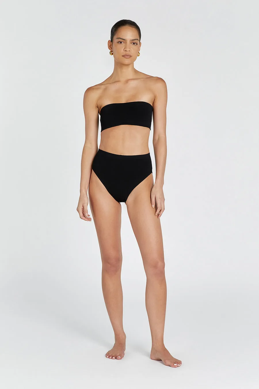 BASE BLACK BANDEAU TOP sold by Dissh product image thumbnail 2