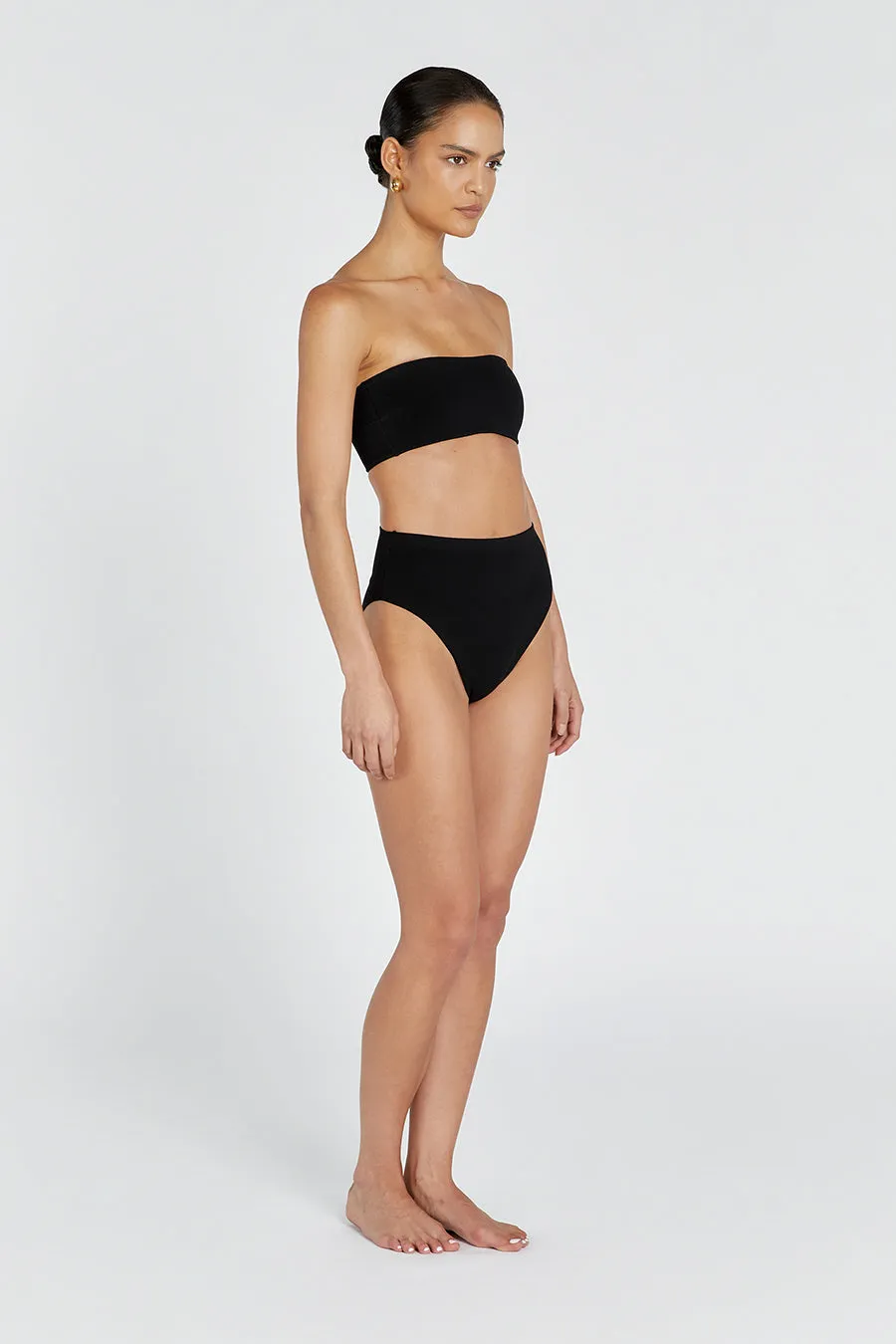BASE BLACK BANDEAU TOP sold by Dissh product image thumbnail 4