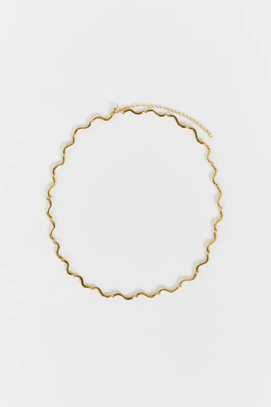 ST VALENTINE DEL MAR GOLD NECKLACE sold by Dissh