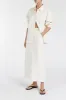 JAC CREAM MIDI SKIRT sold by Dissh