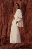 JAC CREAM MIDI SKIRT sold by Dissh