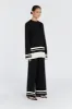 MADISON BLACK CONTRAST JUMPER sold by Dissh