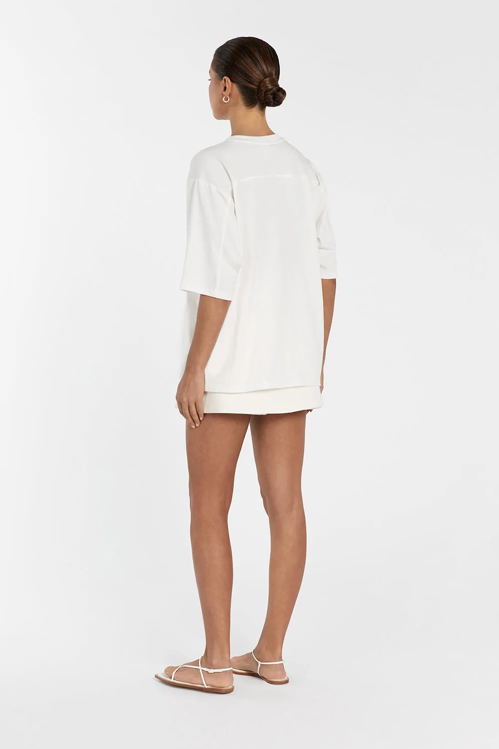 CHANCE WHITE SIGNATURE COTTON TEE sold by Dissh product image thumbnail 5