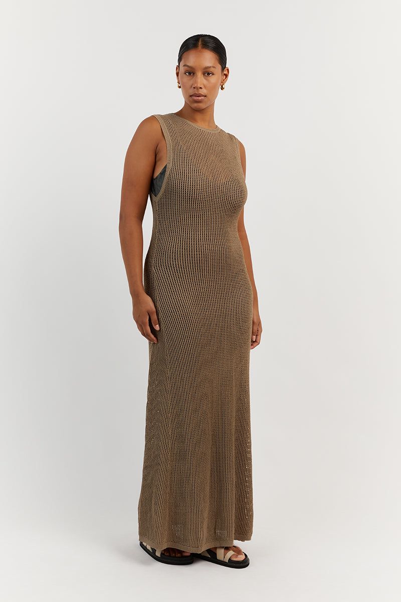 OPHELIA MOSS CROCHET MAXI DRESS sold by Dissh product image thumbnail 2