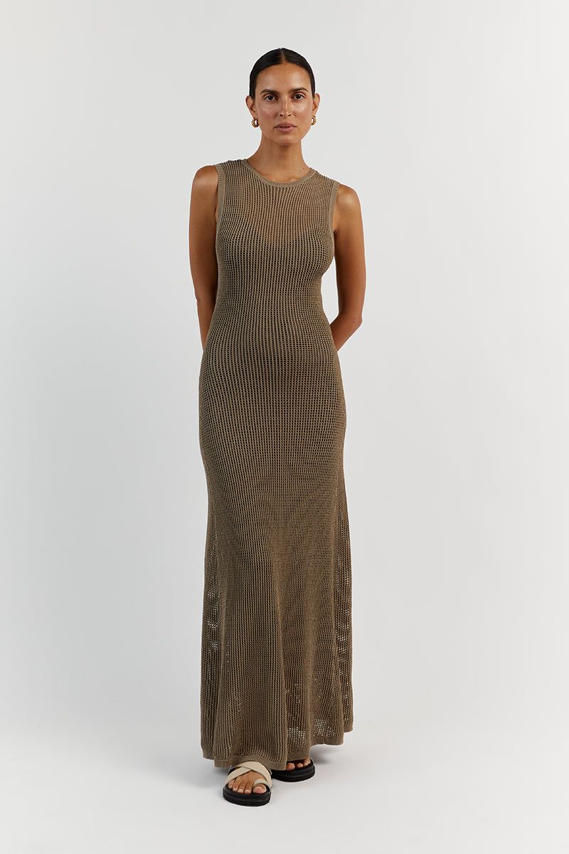 OPHELIA MOSS CROCHET MAXI DRESS sold by Dissh product image thumbnail 5