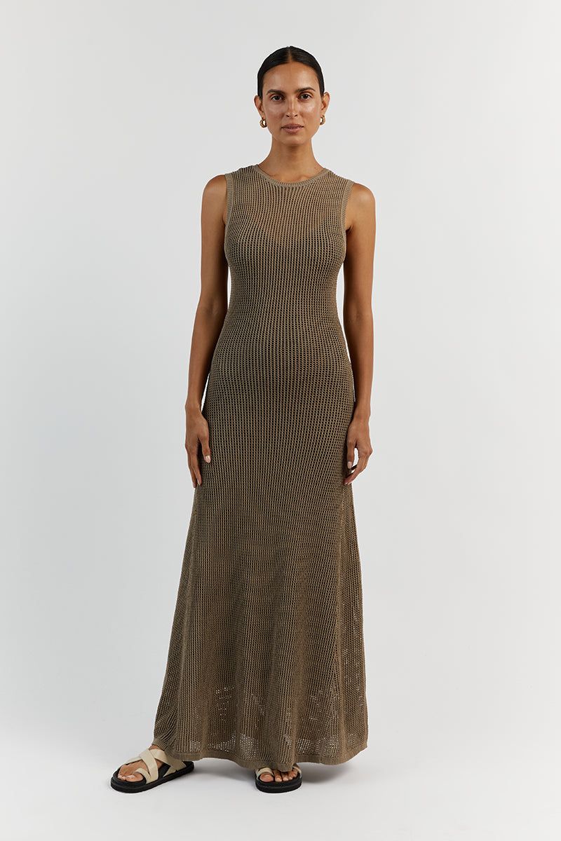 OPHELIA MOSS CROCHET MAXI DRESS sold by Dissh product image thumbnail 4