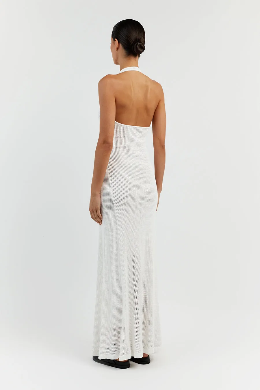 OPHELIA OFF WHITE CROCHET DRESS sold by Dissh product image thumbnail 4