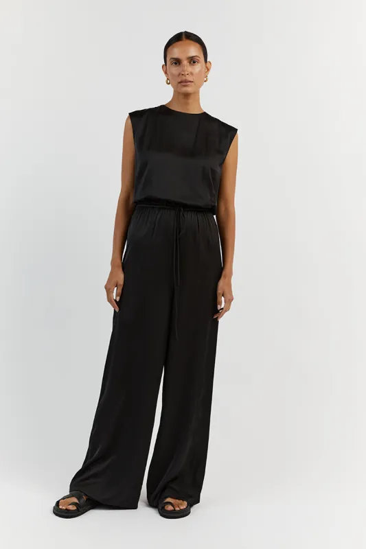 RUE BLACK JUMPSUIT sold by Dissh
