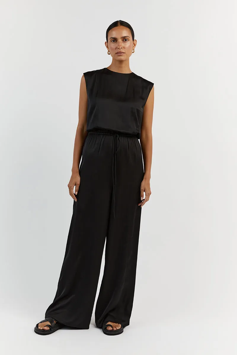 RUE BLACK JUMPSUIT sold by Dissh