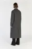JAY CHARCOAL LONGLINE COAT sold by Dissh