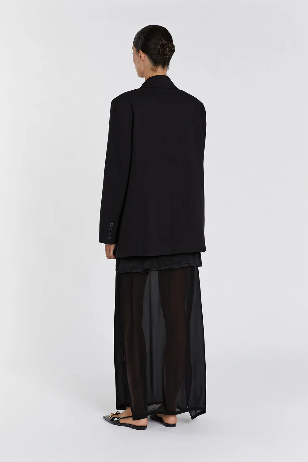 HARLEY BLACK OVERSIZED BOYFRIEND BLAZER sold by Dissh product image thumbnail 4