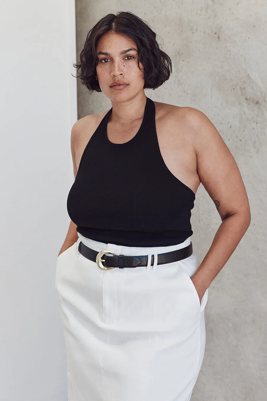 KARLIE BLACK HALTER TOP sold by Dissh product image thumbnail 5