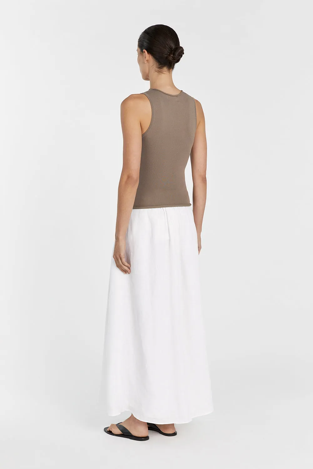 RUBY TAUPE BOAT NECK KNIT TOP sold by Dissh product image thumbnail 4