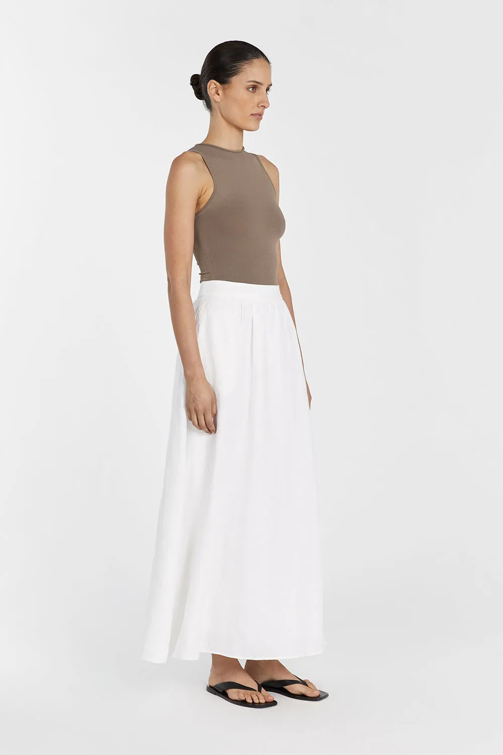 RUBY TAUPE BOAT NECK KNIT TOP sold by Dissh product image thumbnail 3