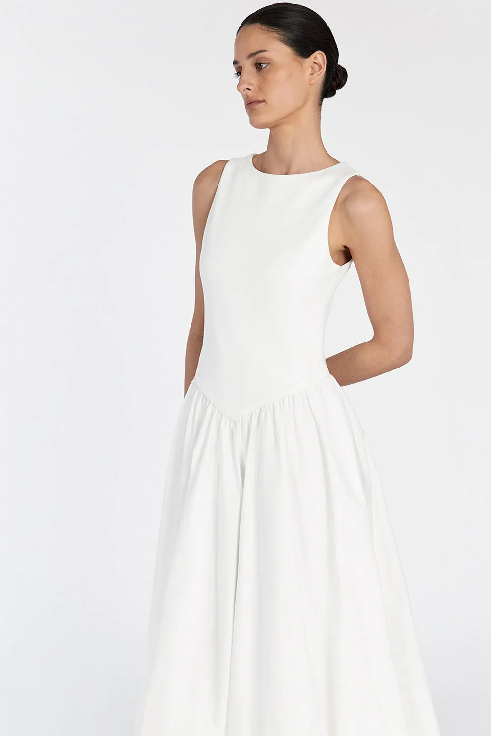 JAMES WHITE BUBBLE MIDI DRESS sold by Dissh product image thumbnail 2