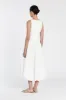 JAMES WHITE BUBBLE MIDI DRESS sold by Dissh