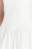 JAMES WHITE BUBBLE MIDI DRESS sold by Dissh