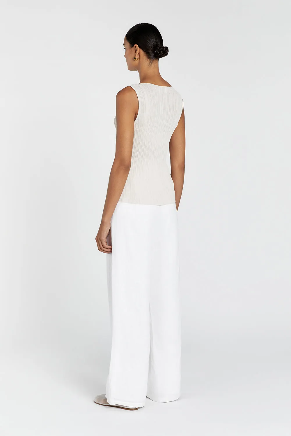 GEMMA STONE SLEEVELESS KNIT TOP sold by Dissh product image thumbnail 4