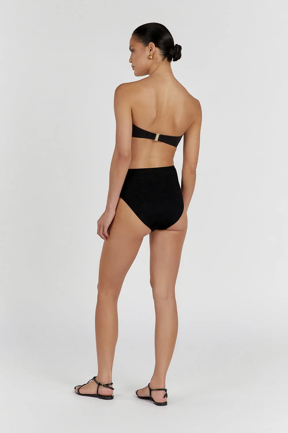 CALLIE BLACK BANDEAU TOP sold by Dissh product image thumbnail 4