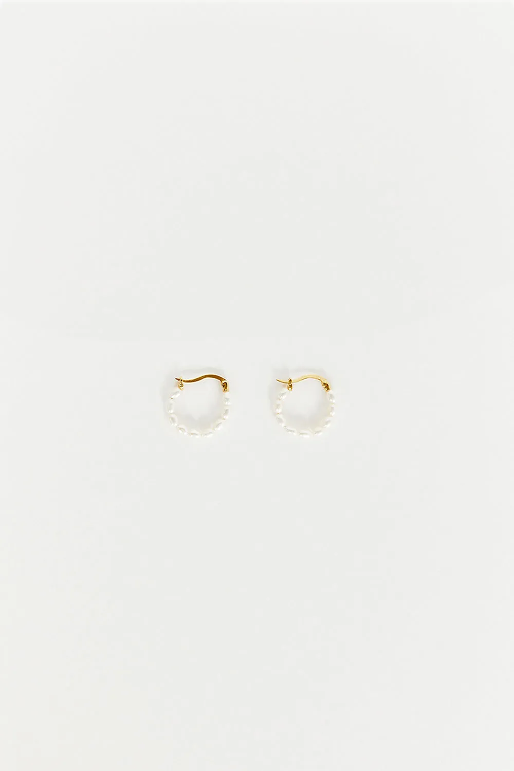 ST VALENTINE FULL PEARL HOOPS sold by Dissh