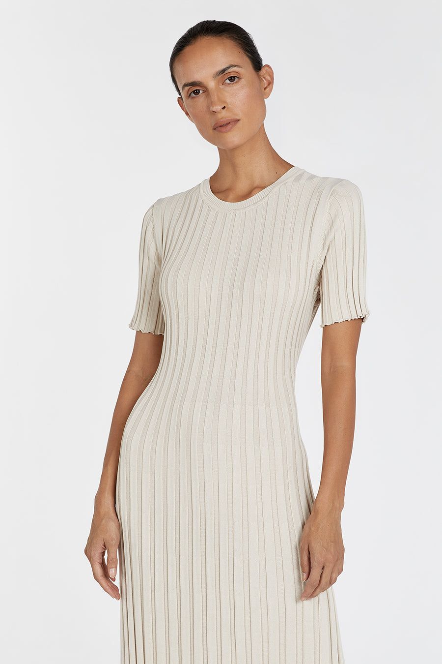 ADA STONE SHORT SLEEVE MIDI DRESS sold by Dissh product image thumbnail 2