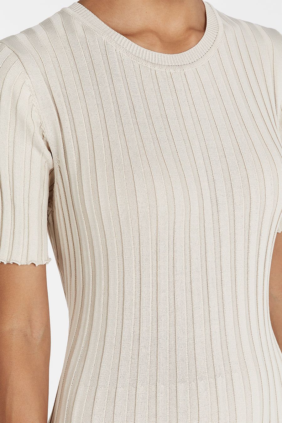 ADA STONE SHORT SLEEVE MIDI DRESS sold by Dissh product image thumbnail 5