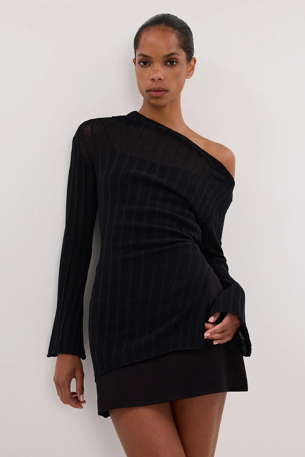 SOHO BLACK SKORT sold by Dissh