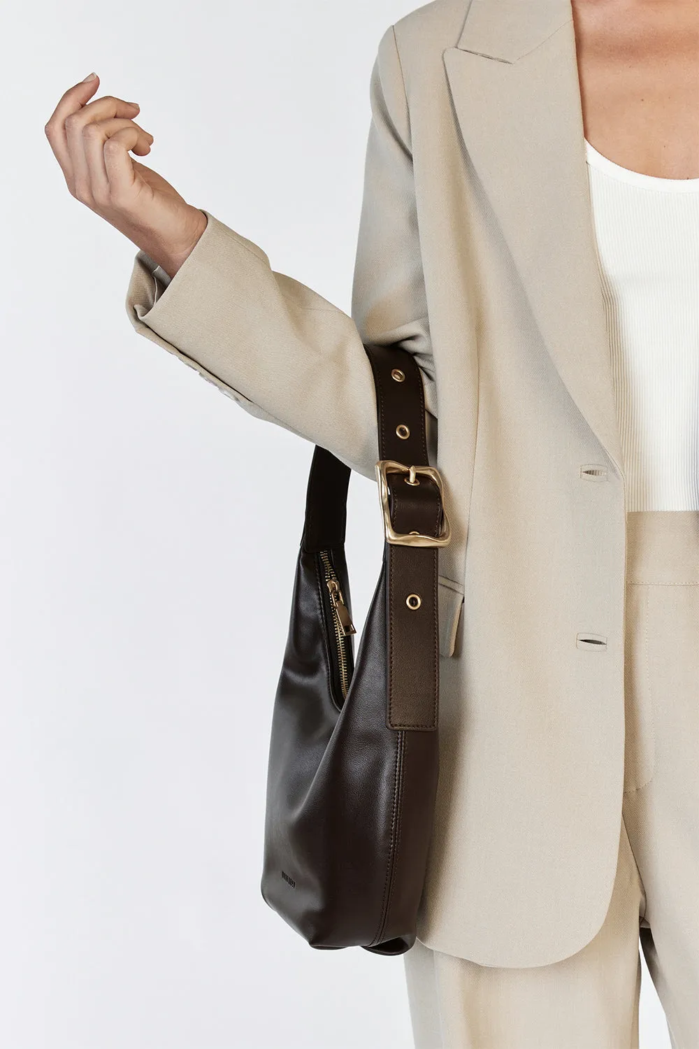 BRIE LEON CRIOSSANT BAG CHOCOLATE sold by Dissh product image thumbnail 4